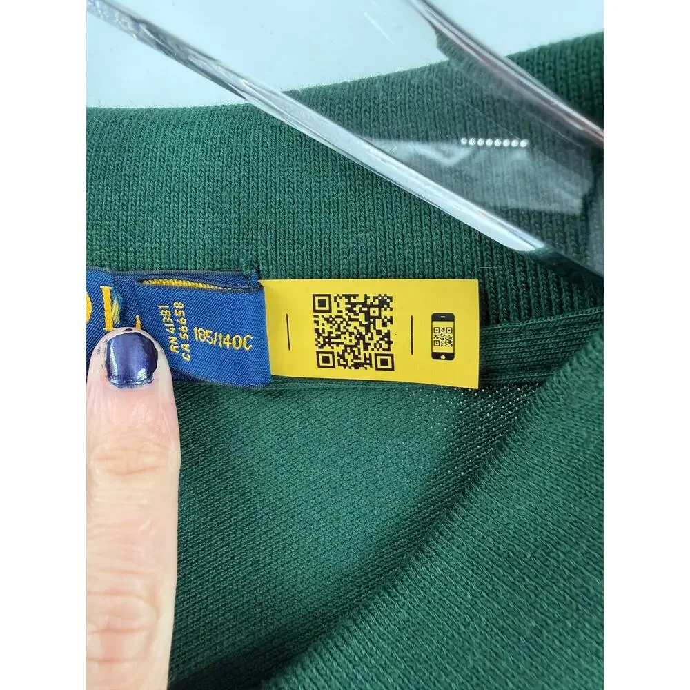 POLO RALPH LAUREN Long Sleeve Polo Shirt Size 4XB NEW Green $170